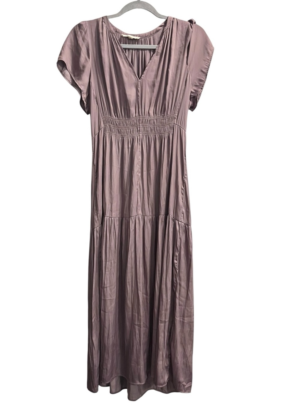 Grade & gather V-Neck Tiered Maxi Dress in excellent condition